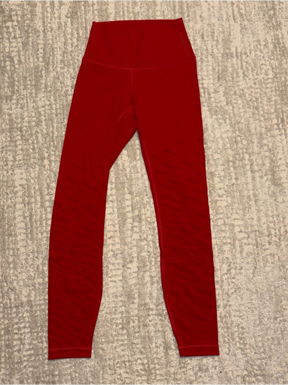 LuluLemon Red Striped Pants